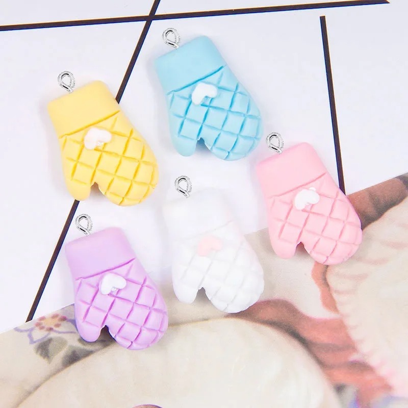 Jewelry Making Gloves - 10 Breloques en résine en forme