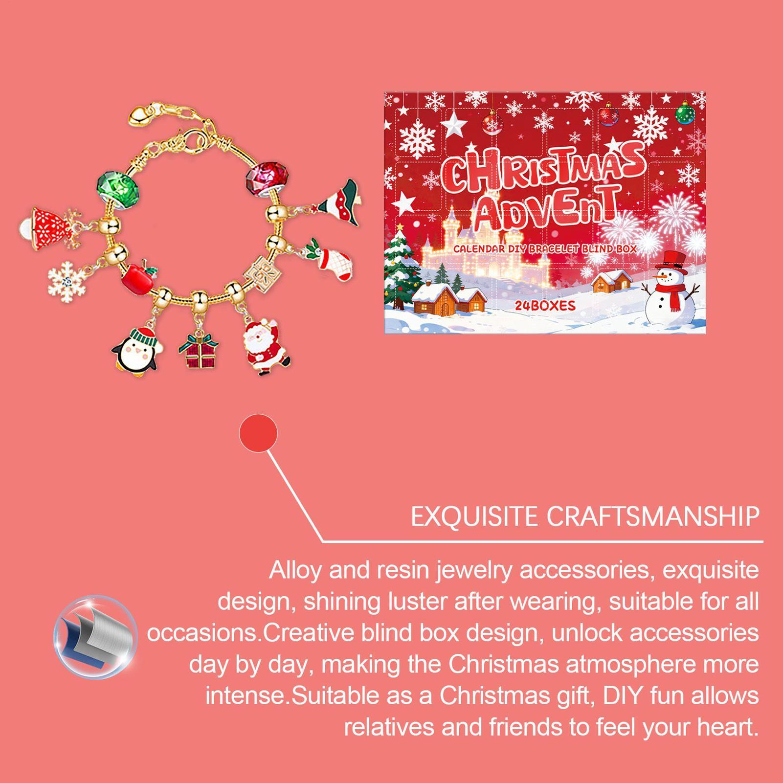 Jewelry Making Advent Calendar - Calendrier de bijoux Advient 24 jours,