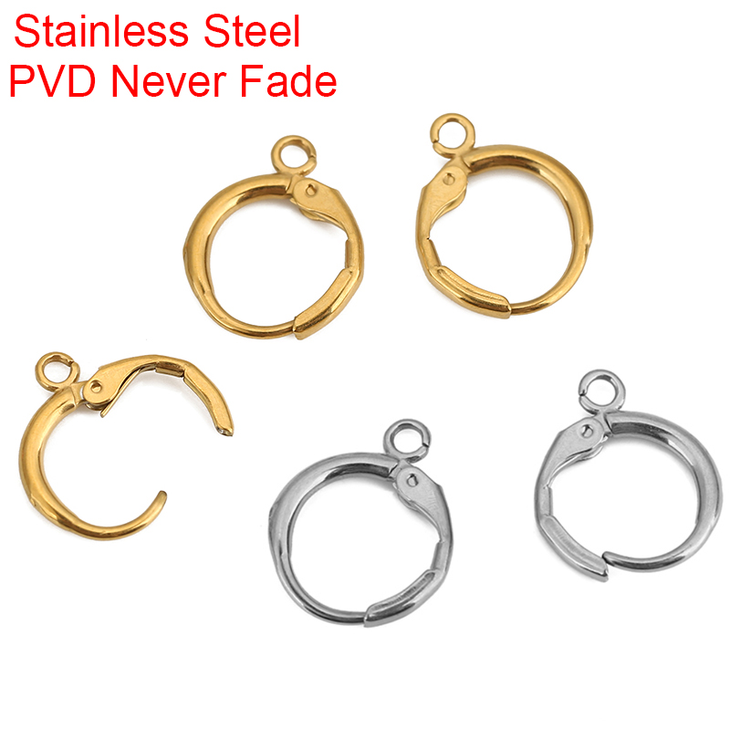 Jewelry Making Class - Boucles d'oreilles en acier inoxydable PVD,
