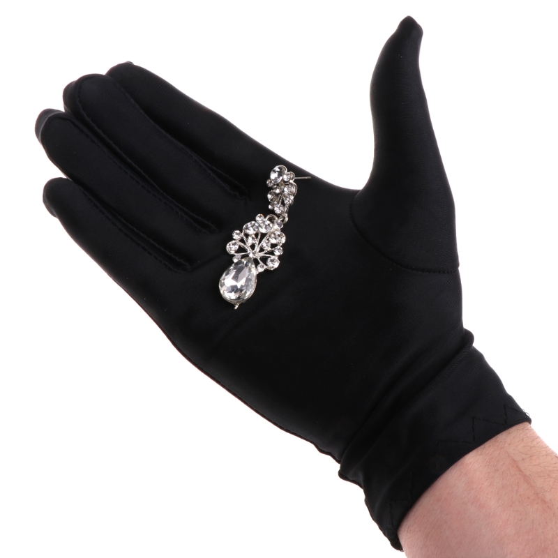 Jewelry Making Gloves - JAVRICK – gants d'inspection noirs, 1