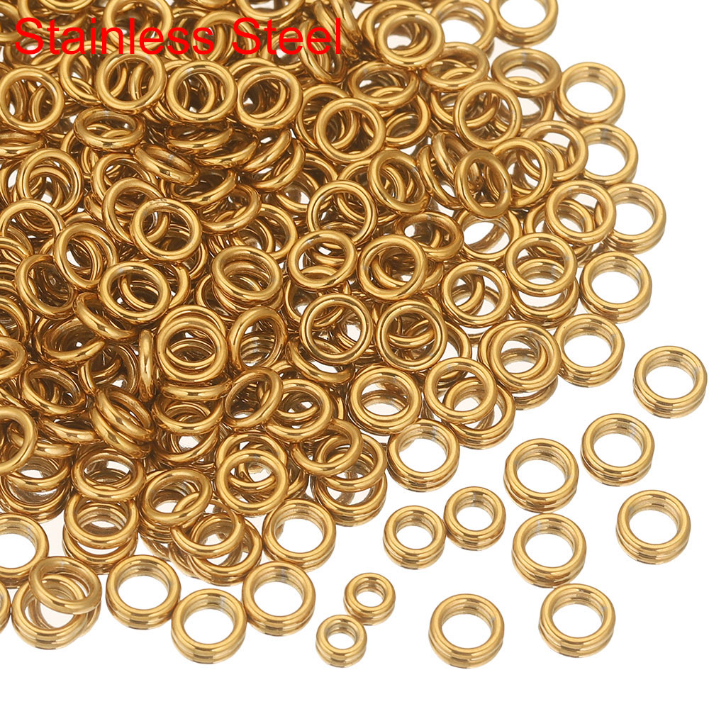 Jewelry Making Jump Rings - Anneaux fermés en acier inoxydable pour