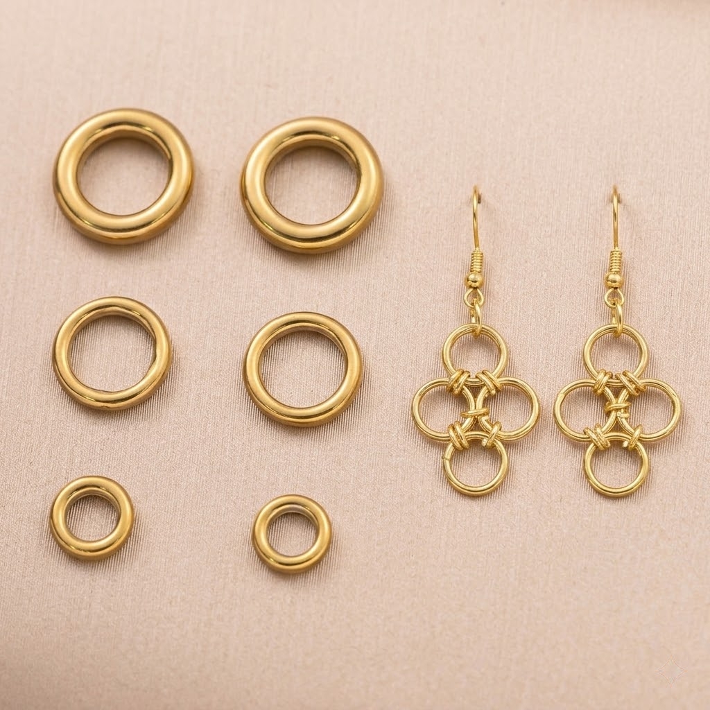 Jewelry Making Jump Rings - 20 anneaux de jonction ronds fermés