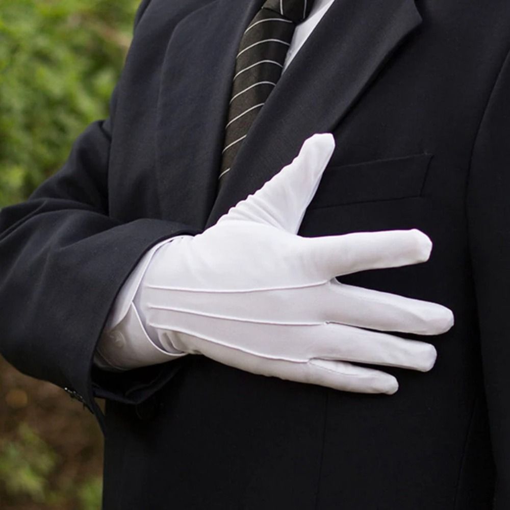 Jewelry Making Gloves - Gants Minces en Coton Blanc Doux,
