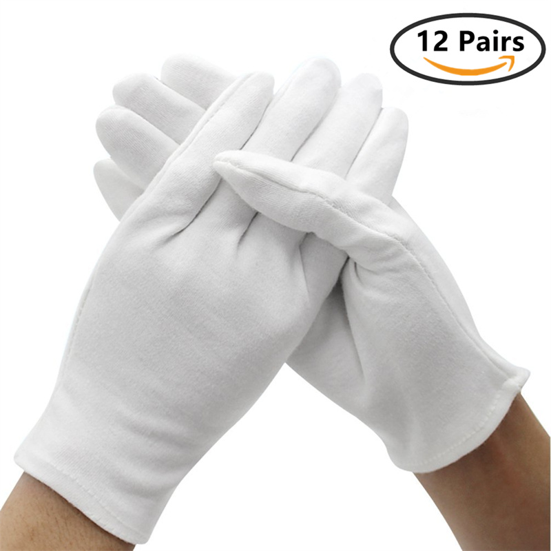 Jewelry Making Gloves - Gants de travail en coton blanc,