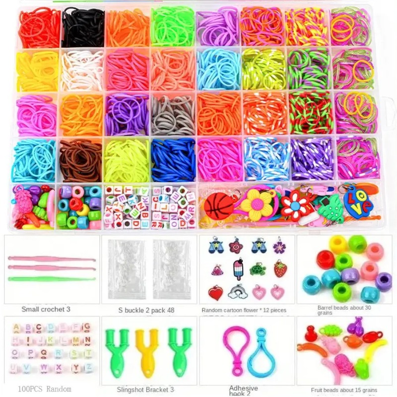 Jewelry Making Kits - 4300+ pièces, assortiment de 32 couleurs