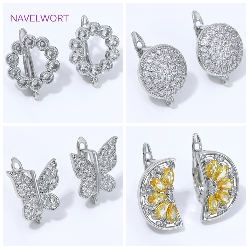 Jewelry Making Kits - Crochets d'oreilles en forme d'éventail plaqués