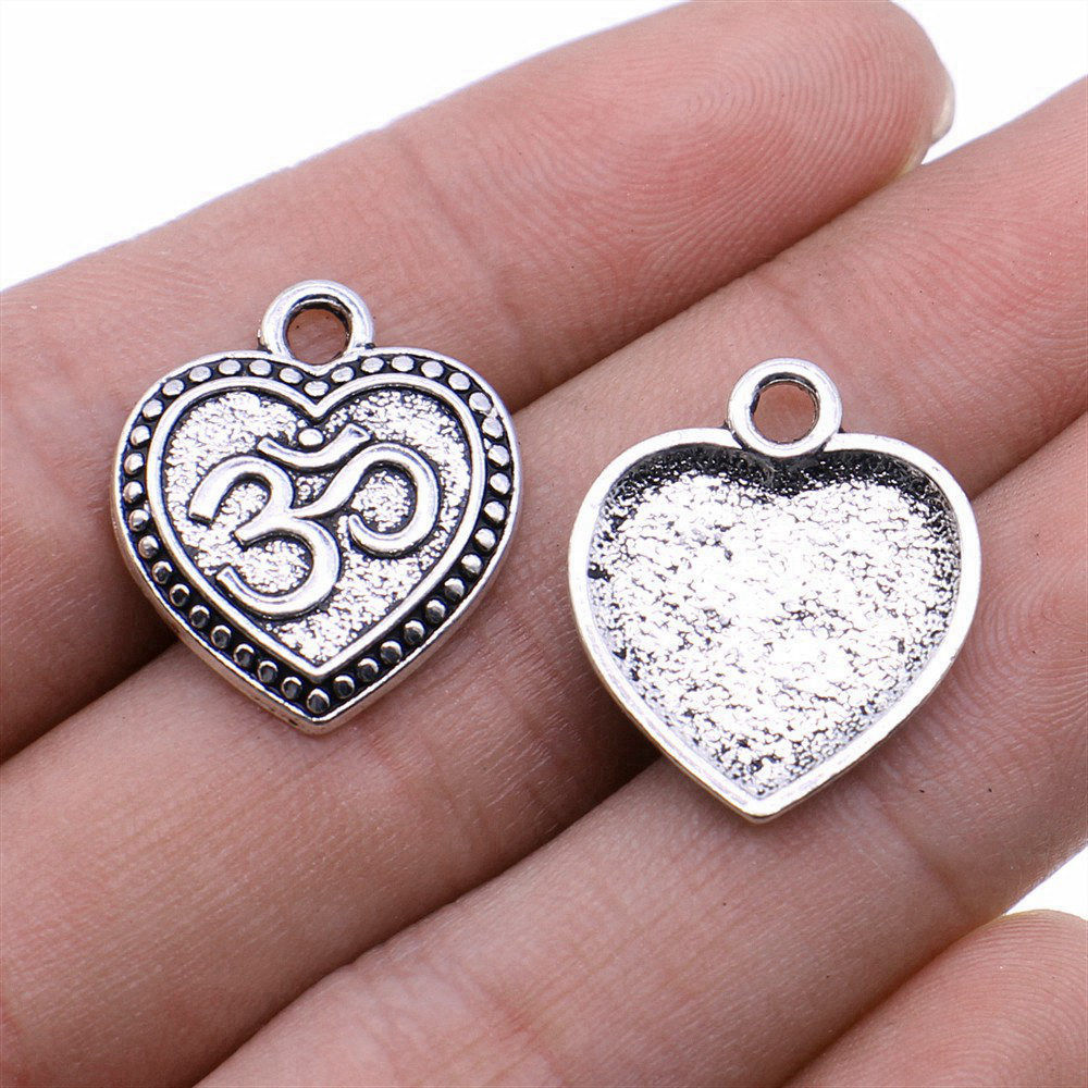 Jewelry Making The Well - Pendentif Symbole Om Yoga Méditation en