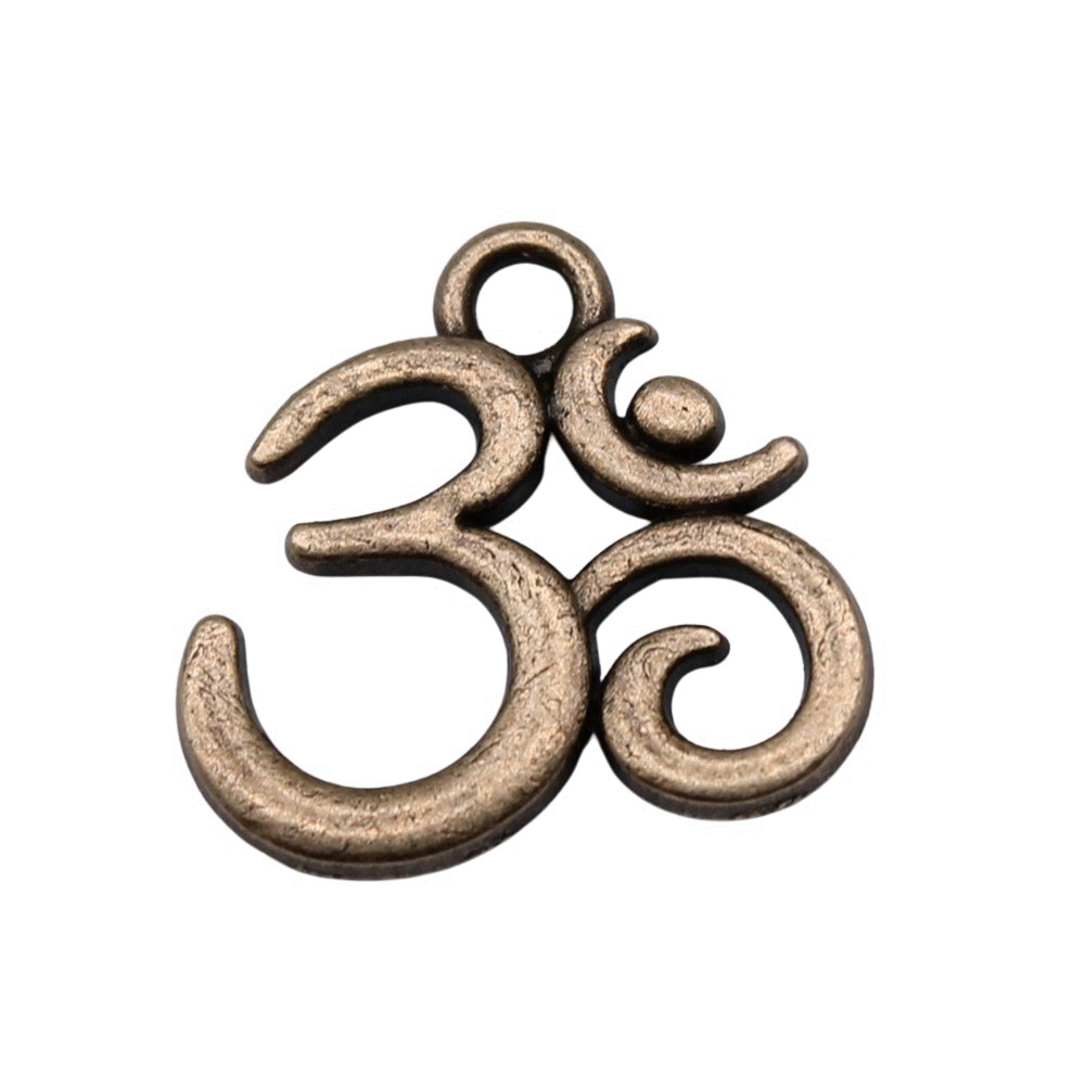 Jewelry Making The Well - Pendentif Symbole Om Yoga Méditation en