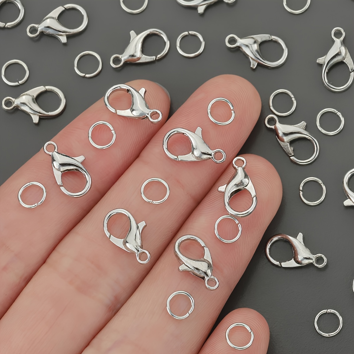 1/2/300 pièces Fermoirs mousqu - Jewelry Making Jump Rings avis et prix