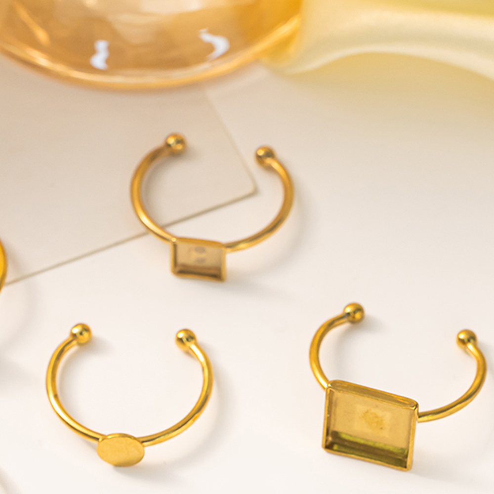 Anneaux ouverts en forme de cœ - Ring Blank Adjustable avis et prix