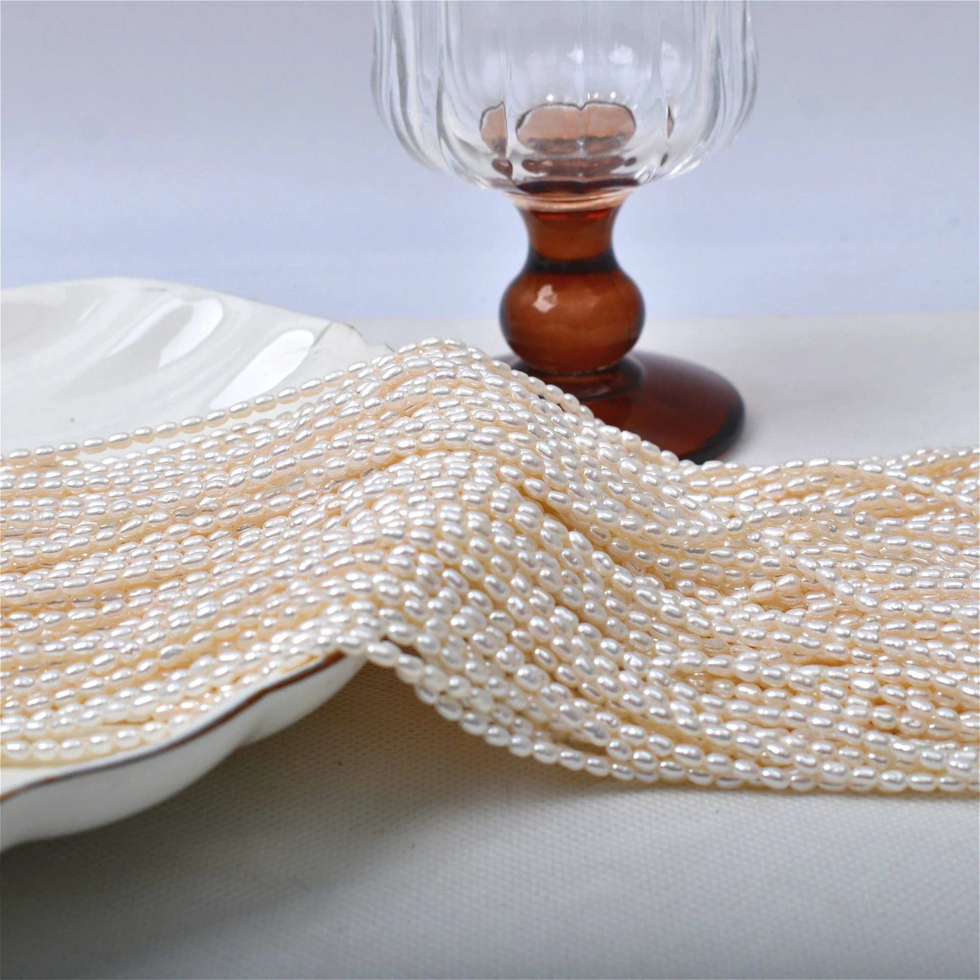 Perle de riz blanc d'eau douce - Jewelry Making The Well avis et prix