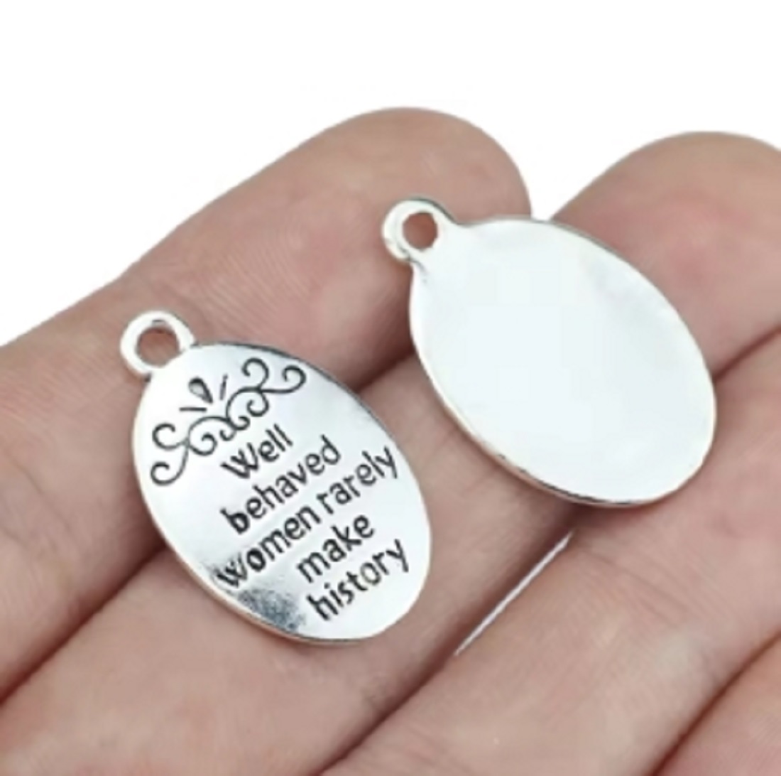 Breloques ovales en forme de l - Jewelry Making The Well avis et prix