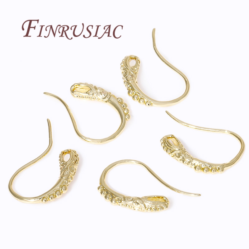 Filets d'oreilles plaqués or 1 - Jewelry Making Earring Supplies avis et prix