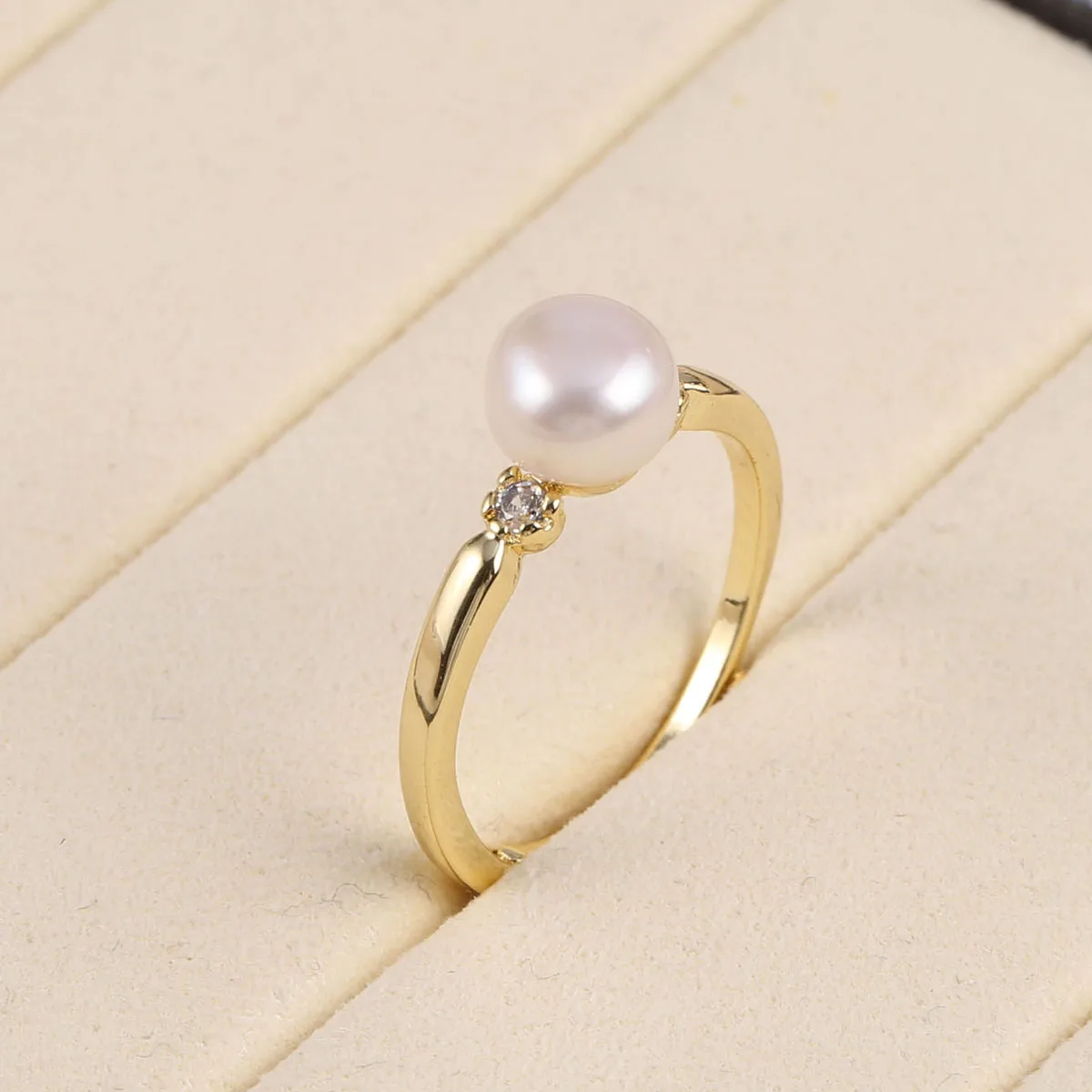 Anneaux de perles d'eau douce  - Ring Blank Adjustable avis et prix