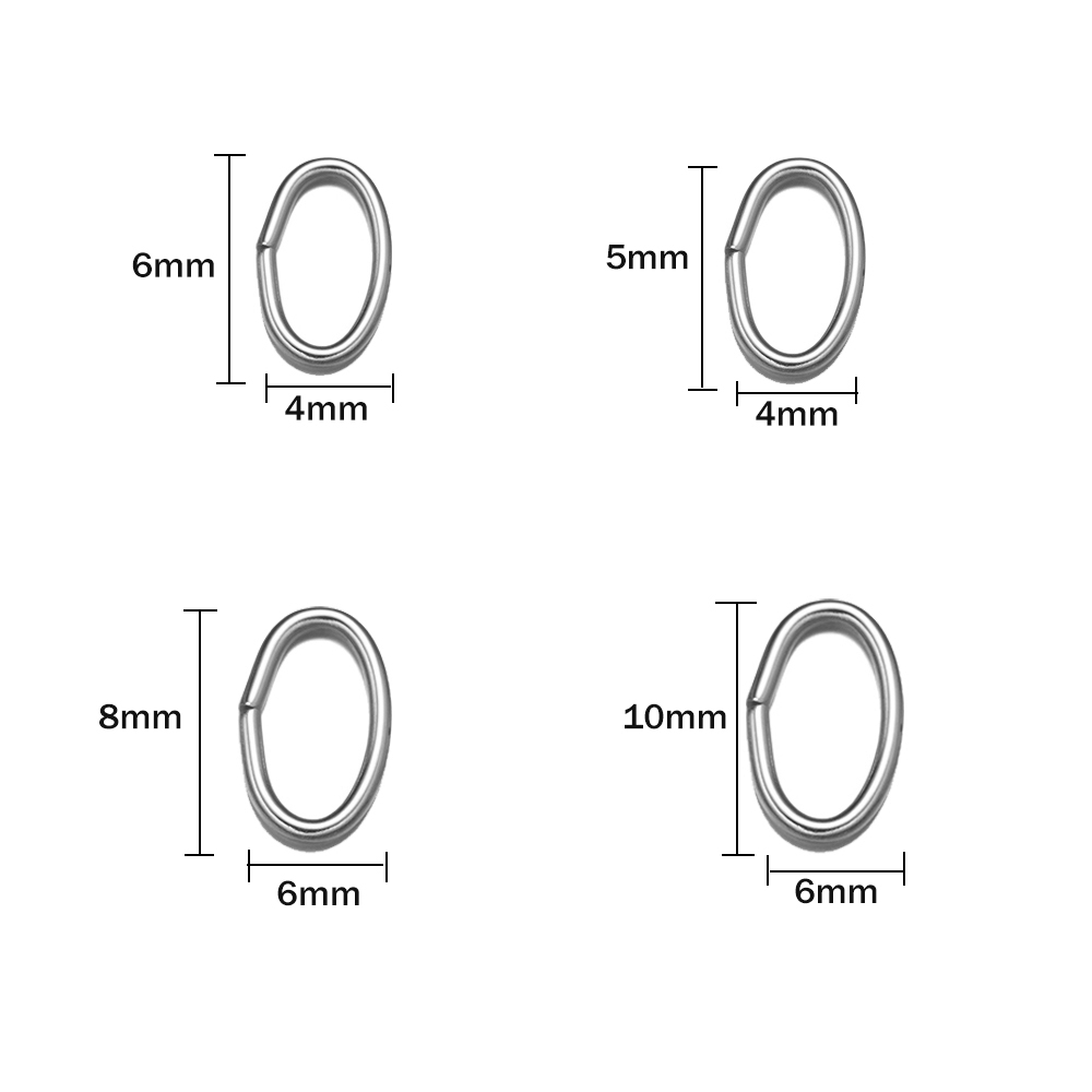 Anneaux de saut ouverts ovales - Jewelry Making Jump Rings avis et prix