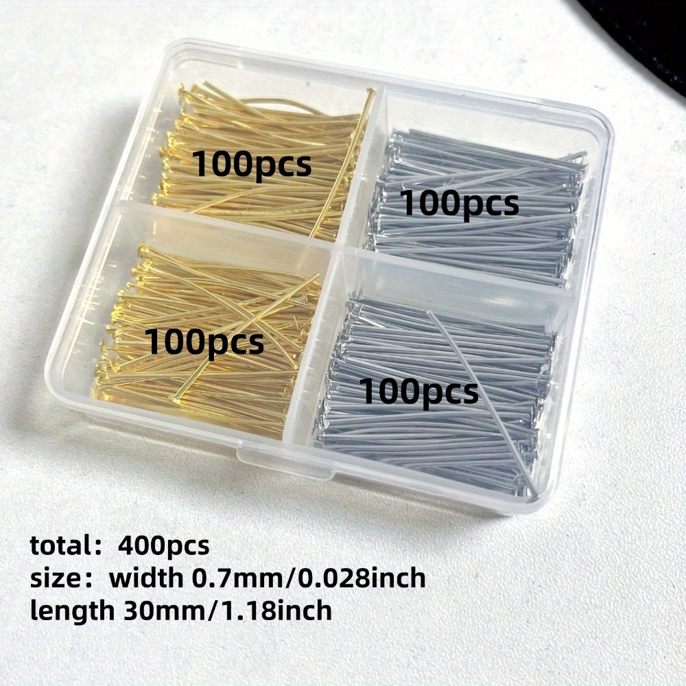 400 épingles à tête plate en f - Jewelry Making Tools And Supplies avis et prix
