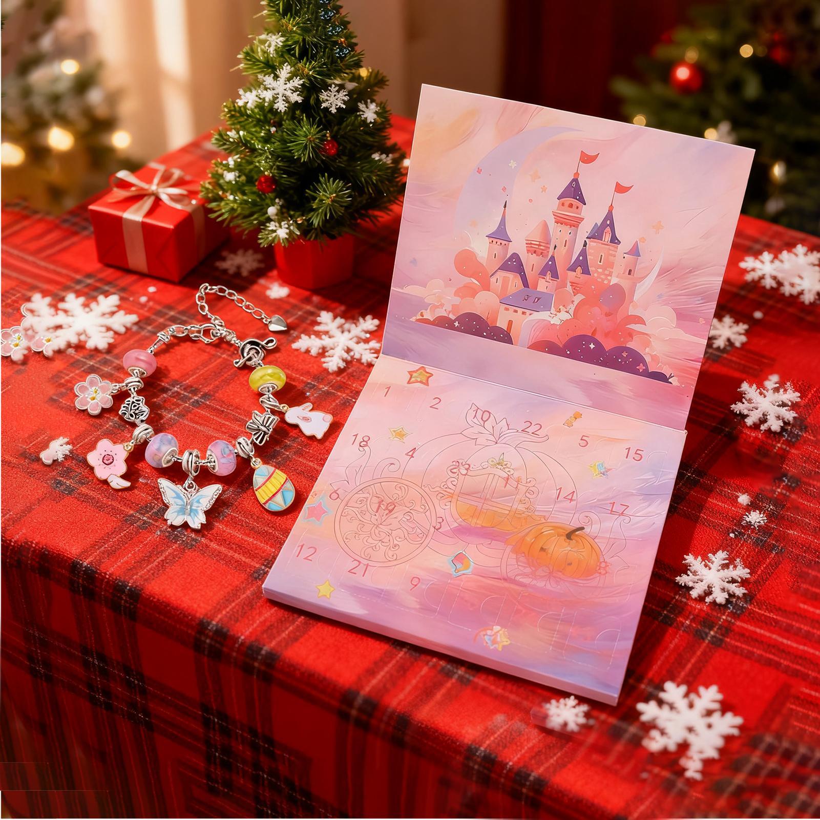 Bracelet de noël pour filles,  - Jewelry Making Advent Calendar avis et prix