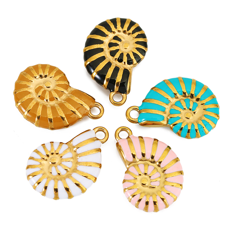 4 pendentifs breloques en émai - Jewelry Making Tools And Supplies avis et prix