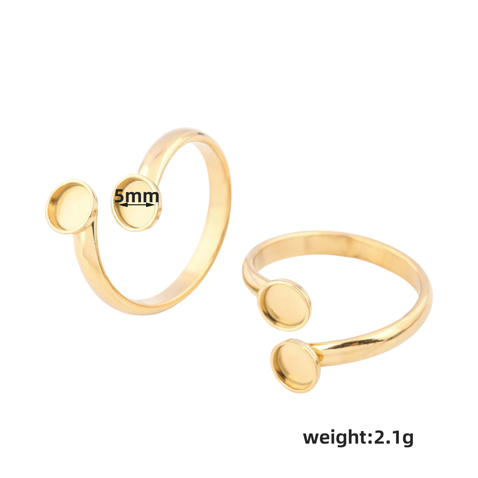 10 pièces de bases de bagues r - Ring Blank Adjustable avis et prix