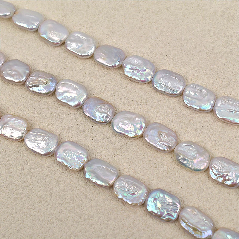 Perle rectangulaire blanche d' - Jewelry Making The Well avis et prix