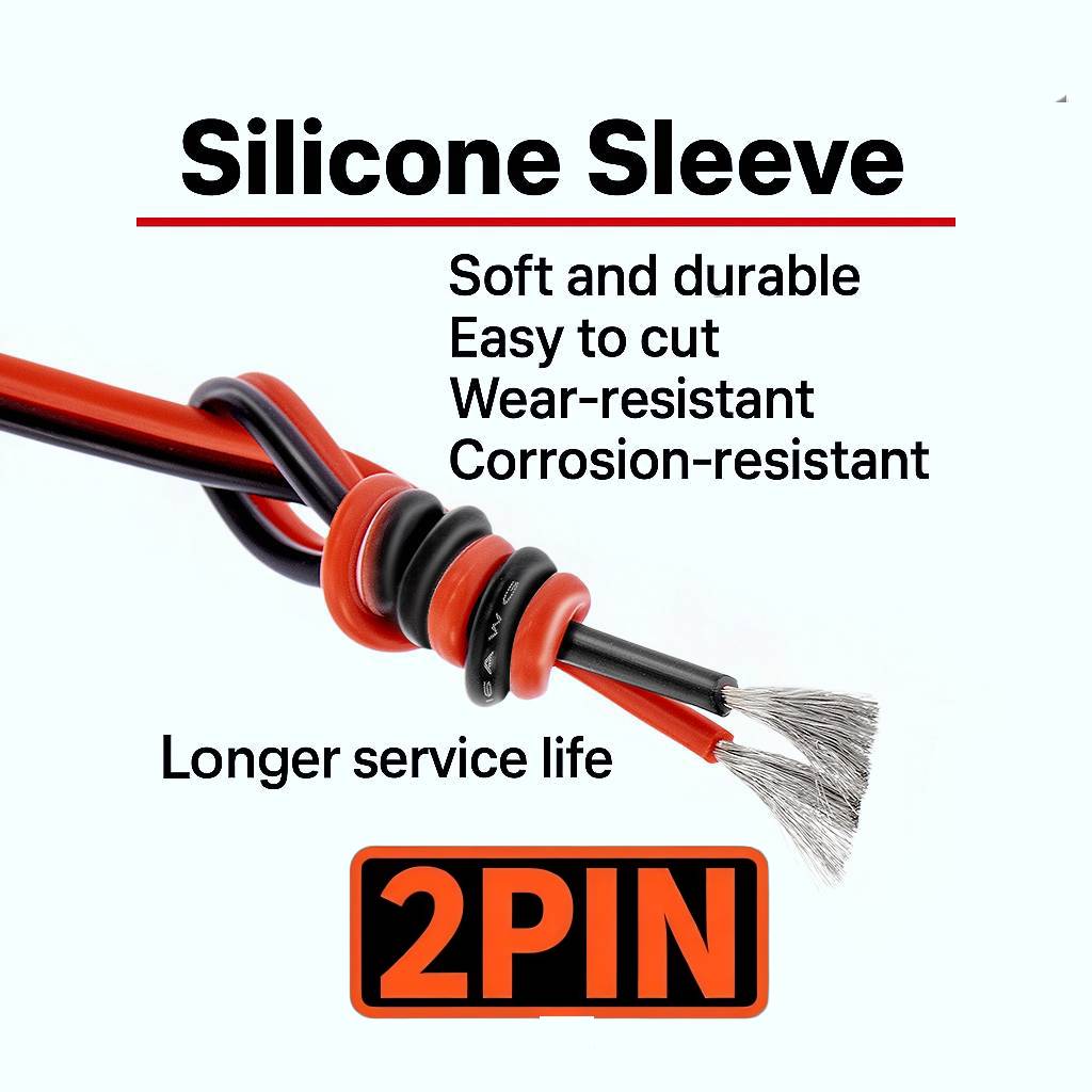 Câble en Silicone noir rouge à - Wire 22 Gauge Copper avis et prix