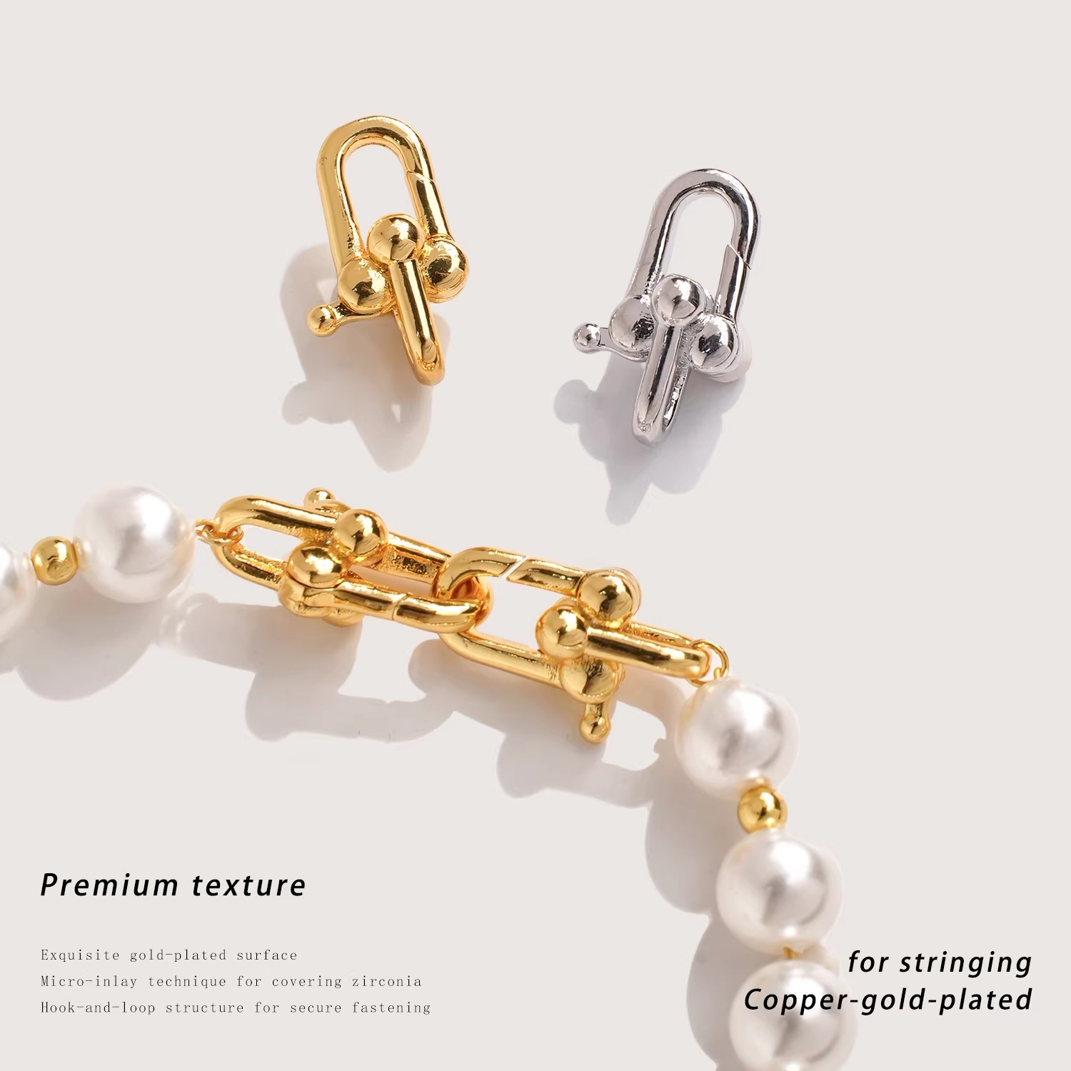 Fermoir à pression plaqué or 1 - Jewelry Making Tools And Supplies avis et prix