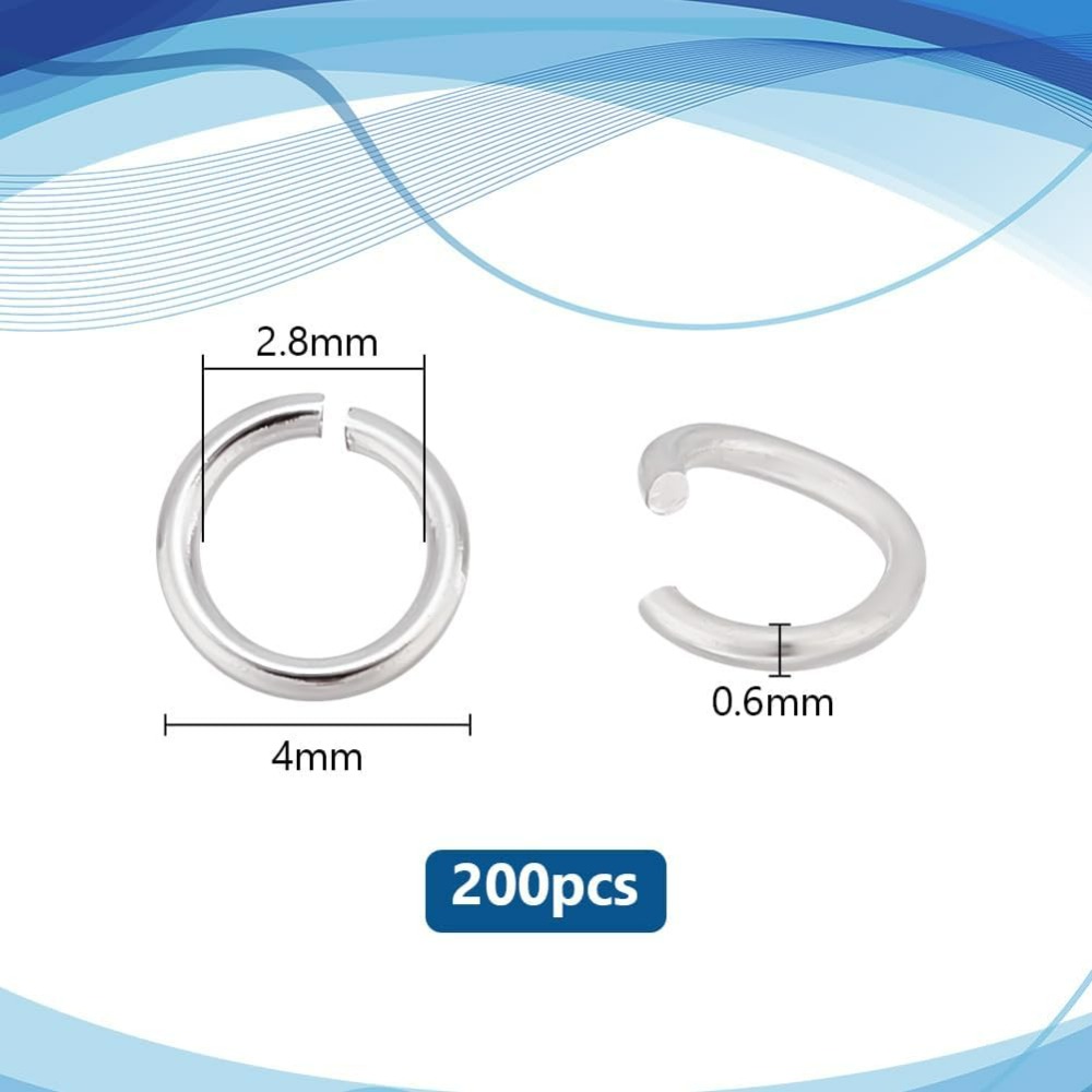 Anneaux de saut ouverts plaqué - Jewelry Making Jump Rings avis et prix