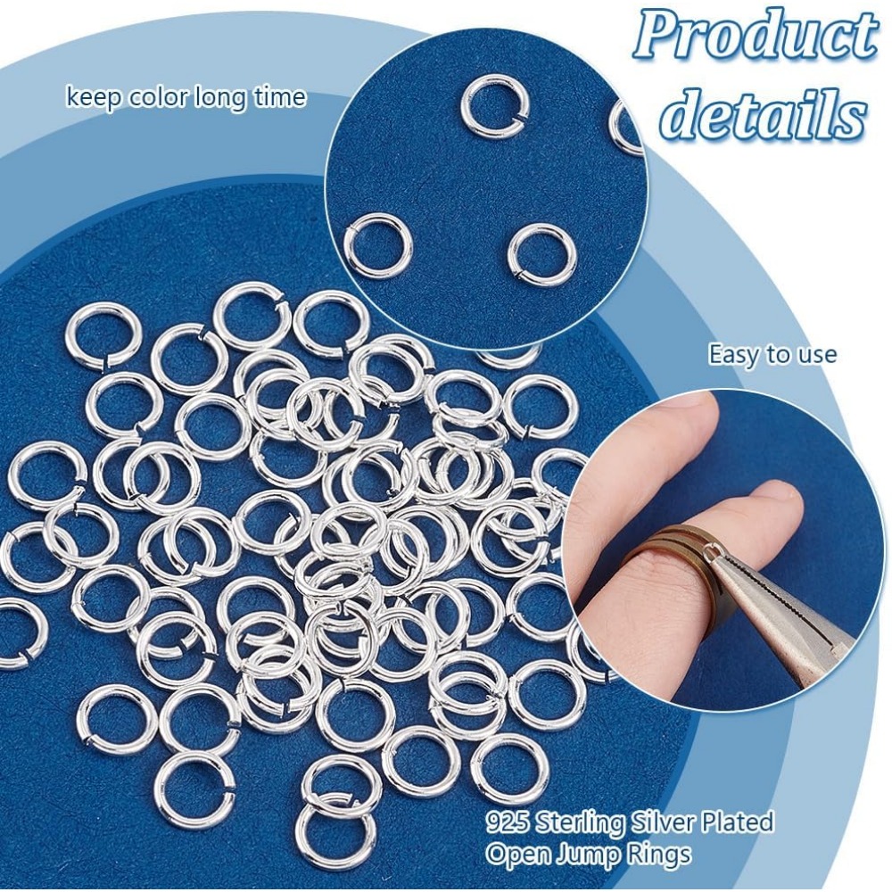 Anneaux de saut ouverts plaqué - Jewelry Making Jump Rings avis et prix