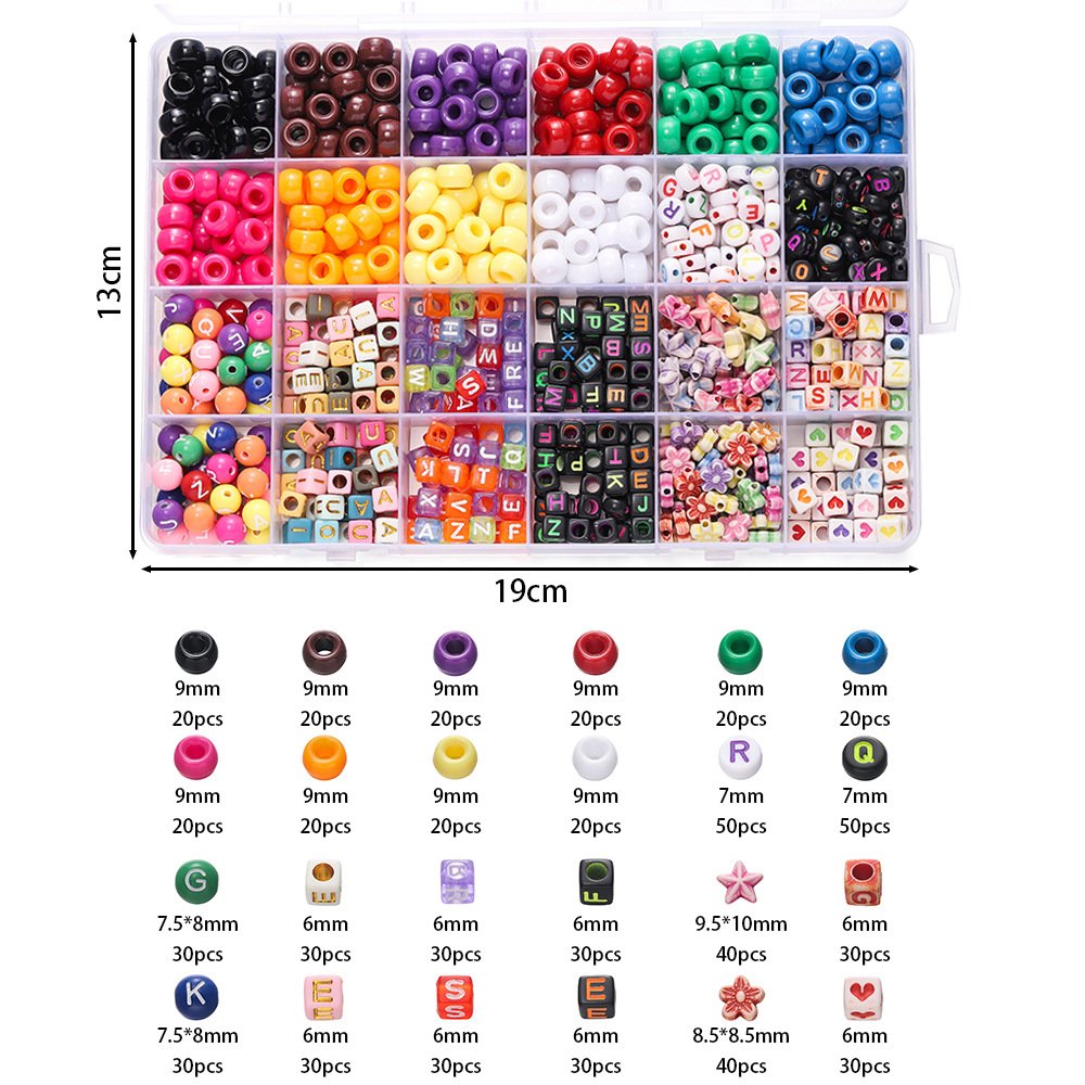 1 Boîte de Perles Acryliques C - Jewelry Making Kits avis et prix